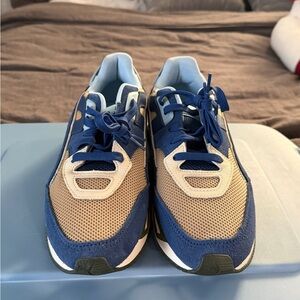 Puma Men Sneakers in Blue and Tan